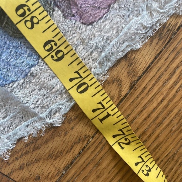 813 Ottotredici Scarf Balloon‎ Print Rectangle Modal Silk Blend Multicolor - Picture 9 of 10